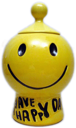 Happy Face Cookie Jar